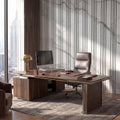 Fahomiss Modern Striped Acoustic Wood Slat Tiles 8-Pack 24"x24", 3D Soundproof Wall Panel, Marble